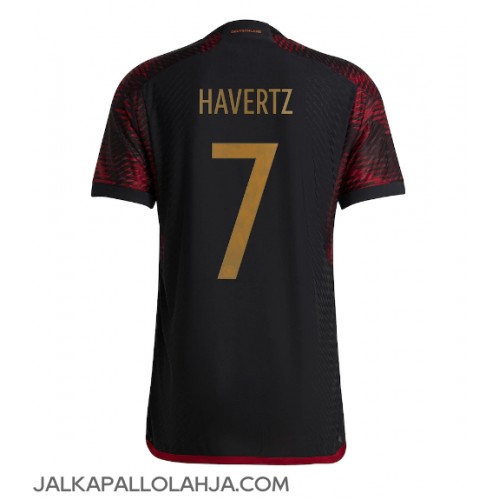 Saksa Kai Havertz #7 Kopio Vieras Pelipaita MM-kisat 2022 Lyhyet Hihat